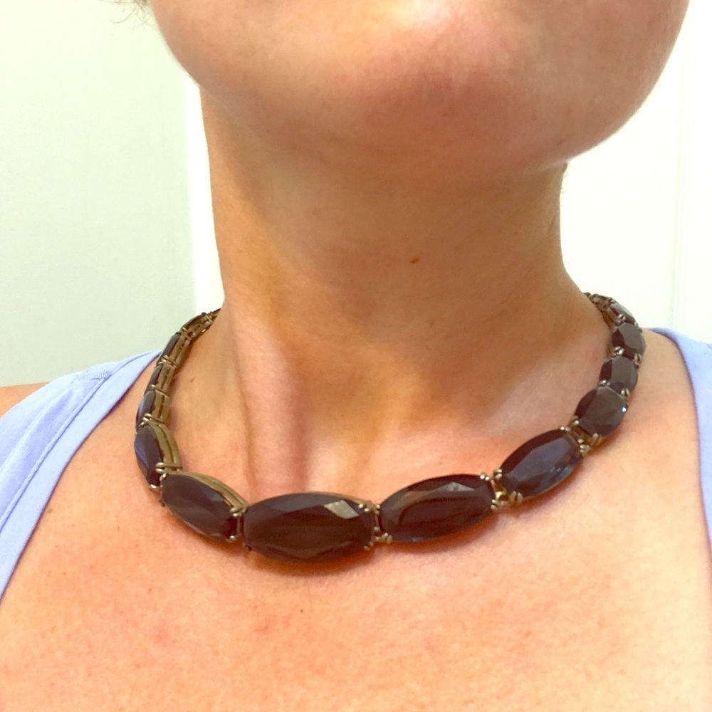 Ellen Tracy Vintage Crystal Stone Necklace